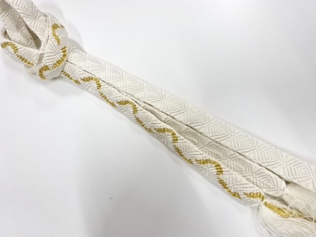 正絹　手組帯締め